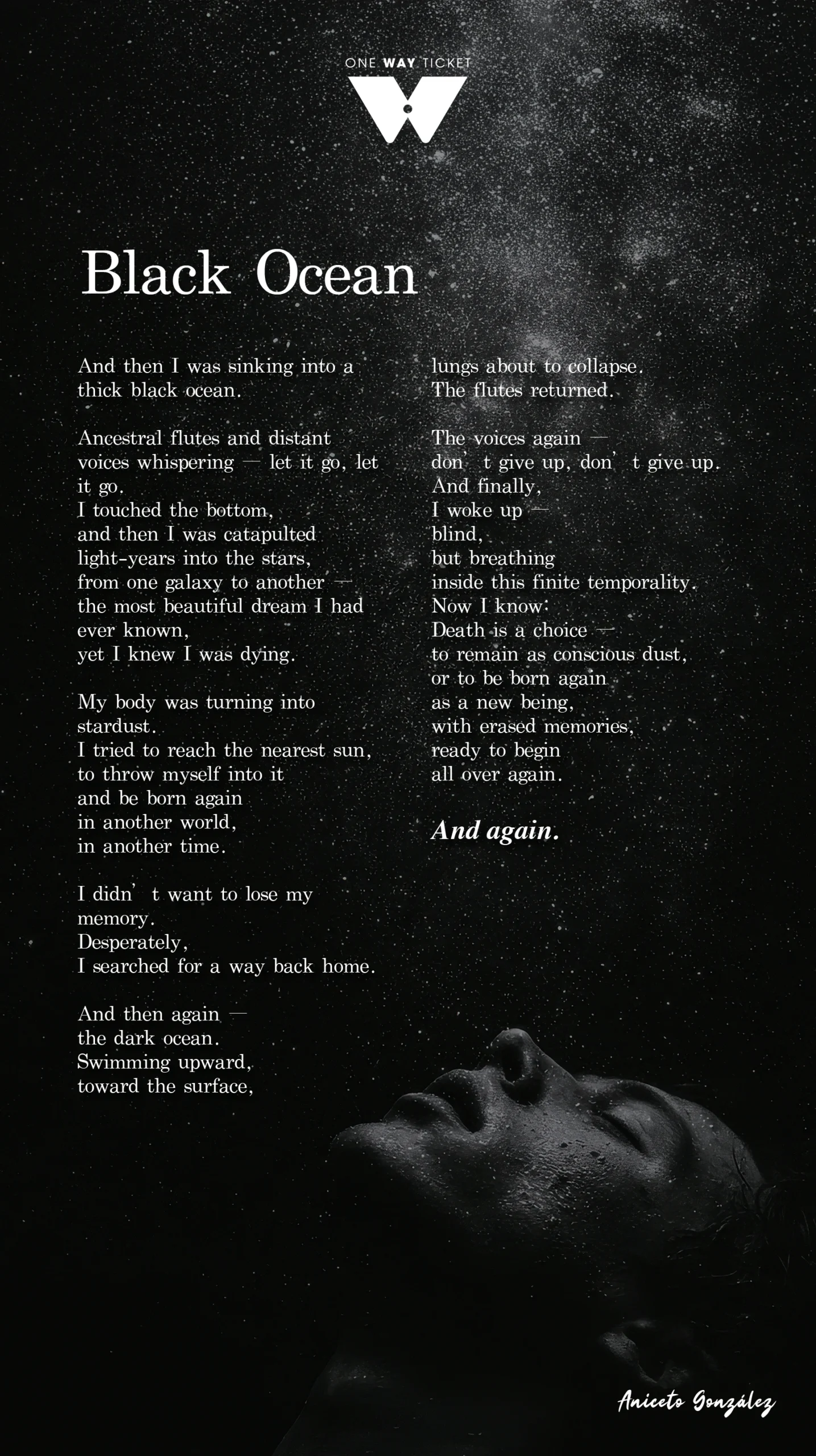 OWT Lyrics Poster_Black Ocean OWT Lyrics Poster_Black Ocean